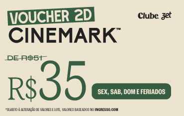 Voucher 2D  Cinemark | SEX SAB DOM E FERIADOS
