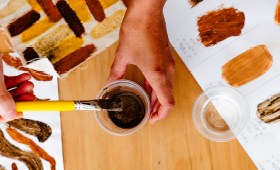Oficina de Tintas Naturais: Fabricando Cores