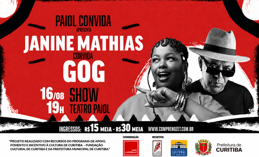 Paiol Musical 2026 - Janine Mathias convida GOG