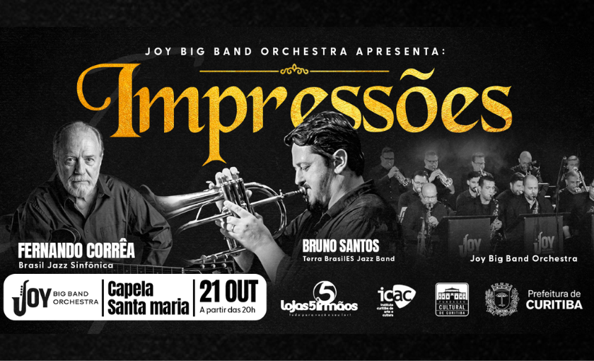 Joy Big Band Orchestra apresenta Impressões