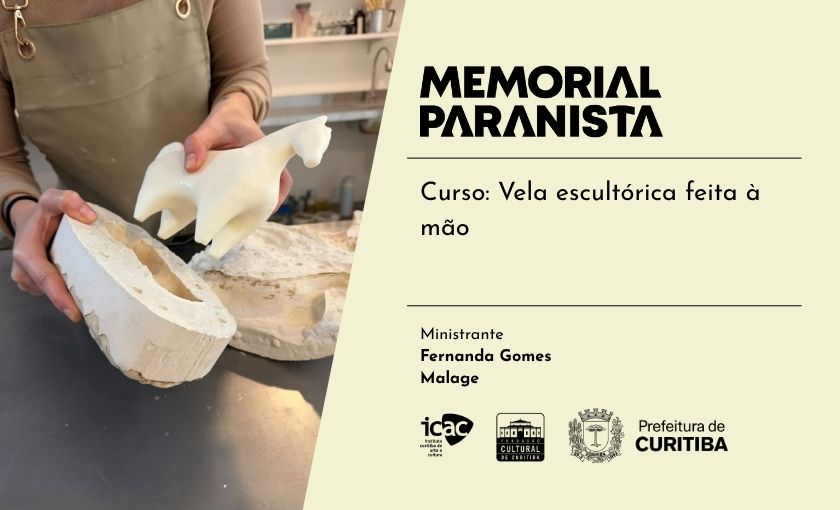 Curso de vela escultórica feita à mão